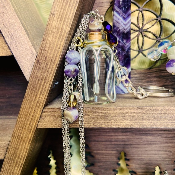 ⚡️ HANDMADE INTENTION JAR KEY RINGS ⚡️ - Picture 4 of 5